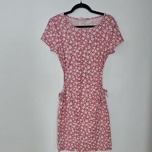 Jessica Simpson Pink Floral Midi Dress
